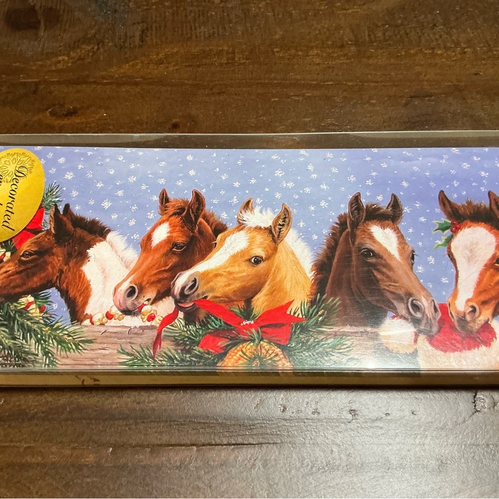 Box of 10 Leanin’ Tree Holiday Cards & Decorated Envelopes